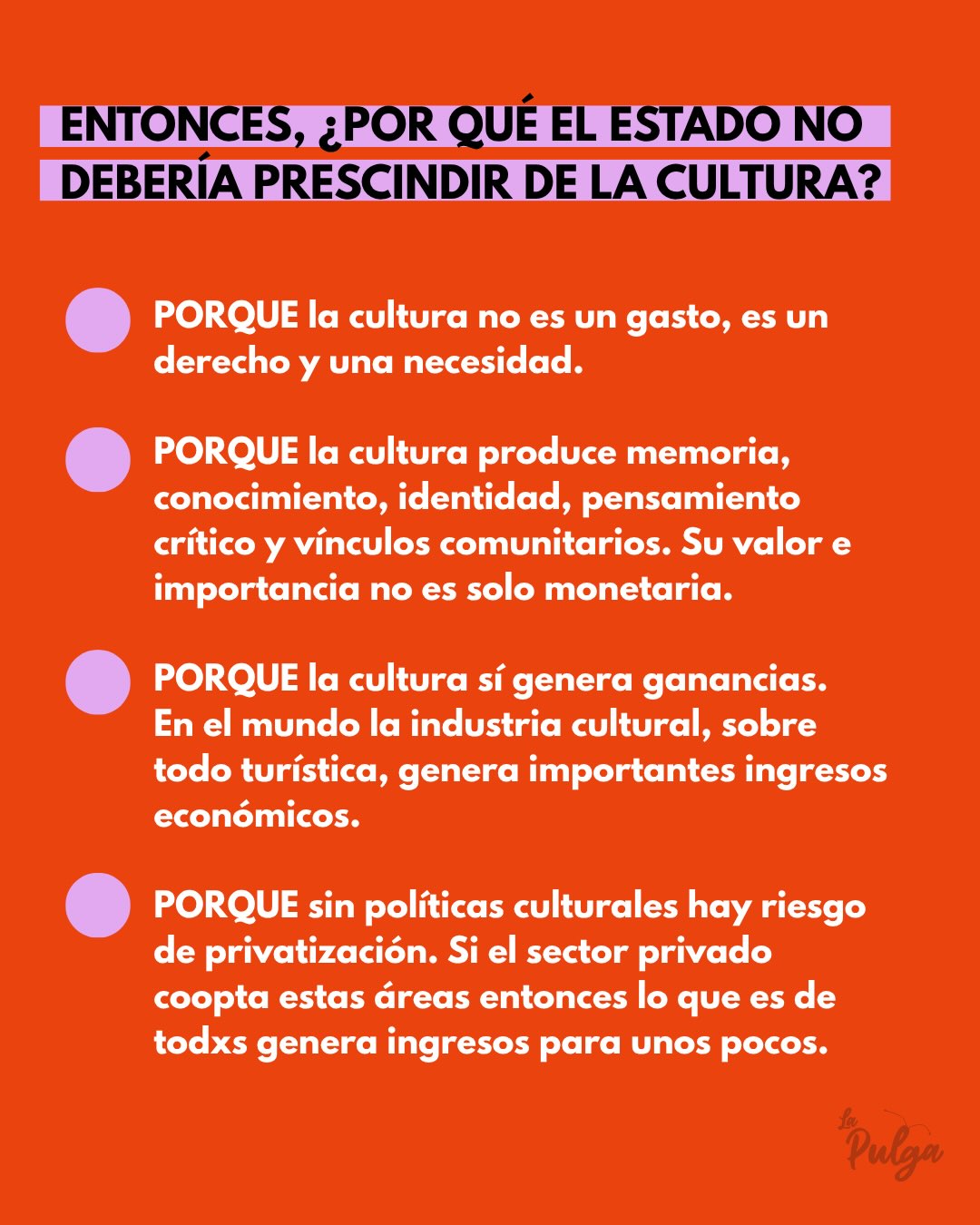 WTF es cerrar el Ministerio de Culturas · lámina 10 de 12