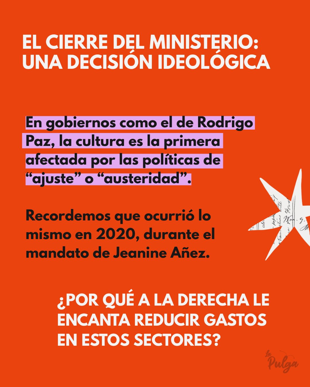 WTF es cerrar el Ministerio de Culturas · lámina 2 de 12