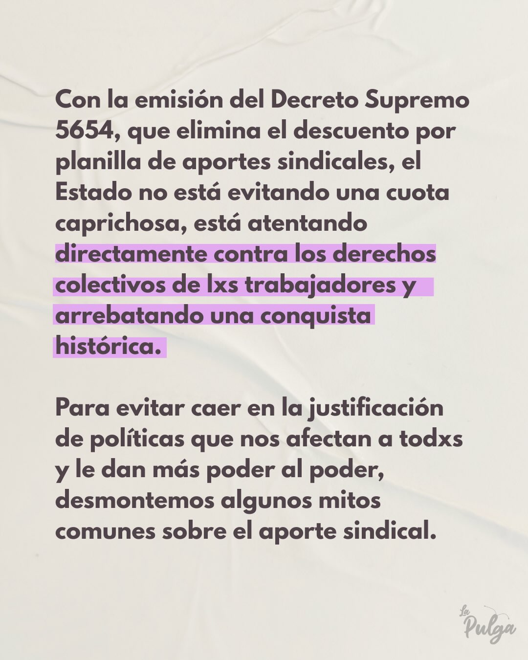 4 mitos sobre el aporte sindical · lámina 3 de 12